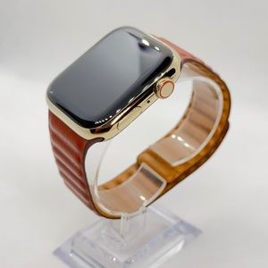 Apple Watch Series 8 GPS+Cellular 45mm Gold Stainless Steel Case,